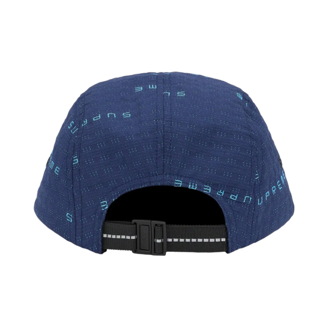 슈프림 스티치 자카드 캠프캡 네이비 - 22SS(Supreme Stitch Jacquard Camp Cap Navy - 22SS) - 2