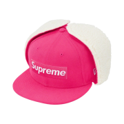 Supreme Earflap Box Logo New Era Pink - 21FW