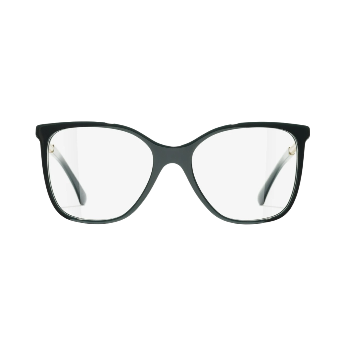 샤넬 스퀘어 프레임 아세테이트 글래스 펄 & 그린(Chanel Square Eyeglasses Acetate Glass Pearls & Green) - 1