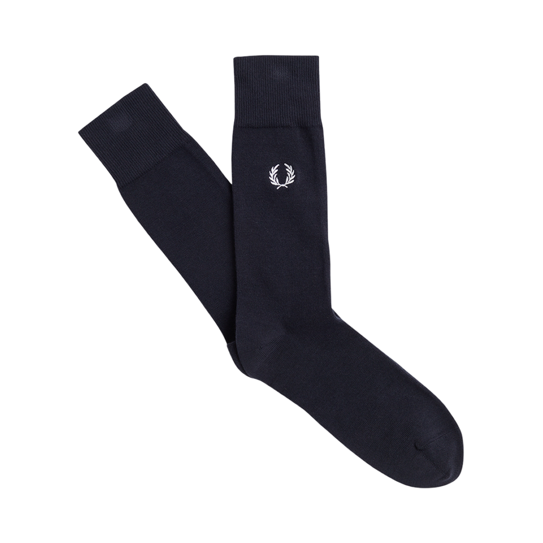 CFPU2517135-267 Fred Perry Classic Laurel Wreath Sock Navy/Snow White