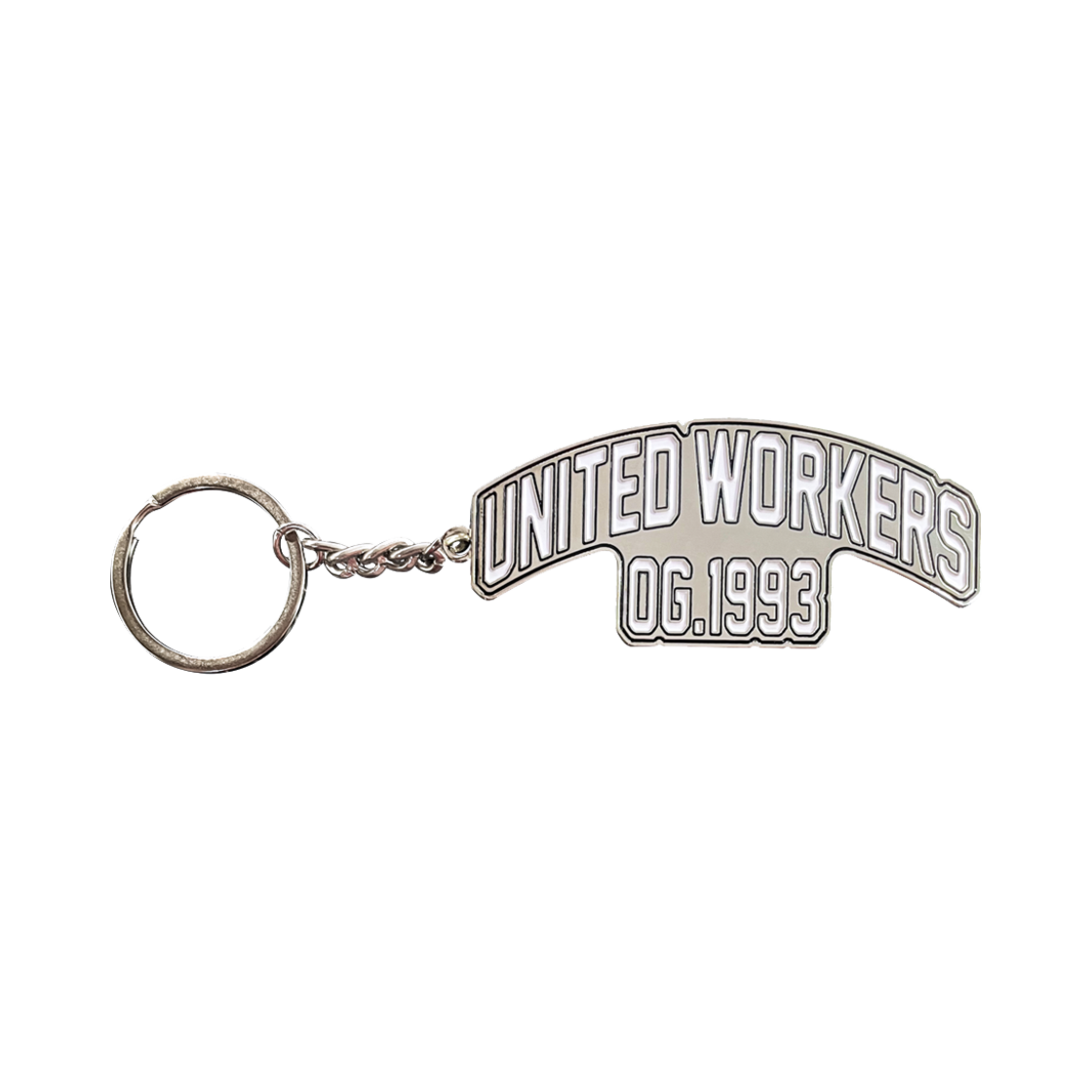 35EU070111_1 United Workers Republic OG.1993 Logo Keychain