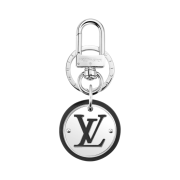 Louis Vuitton LV Cut Circle Key Holder Palladium