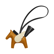 Hermes Rodeo Pegase PM Charm Milo Swift & Sesame Noir Nata