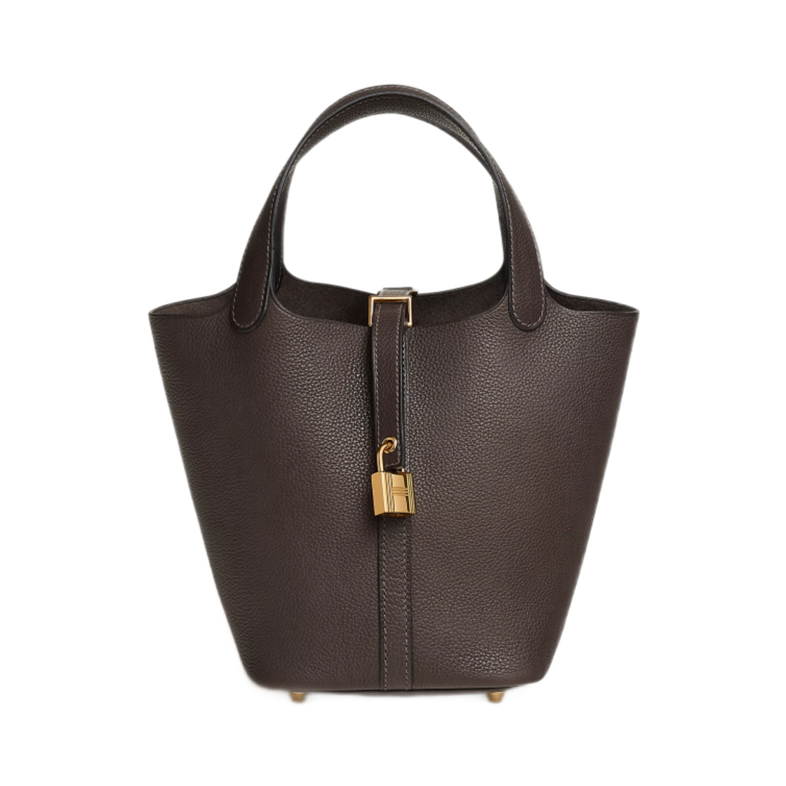 에르메스 피코탄 락 18 백 바레니아 포부르 카프스킨 & 골드 하드웨어 에벤(Hermes Picotin Lock 18 Bag Barenia Faubourg Calfskin & Gold Ebene)