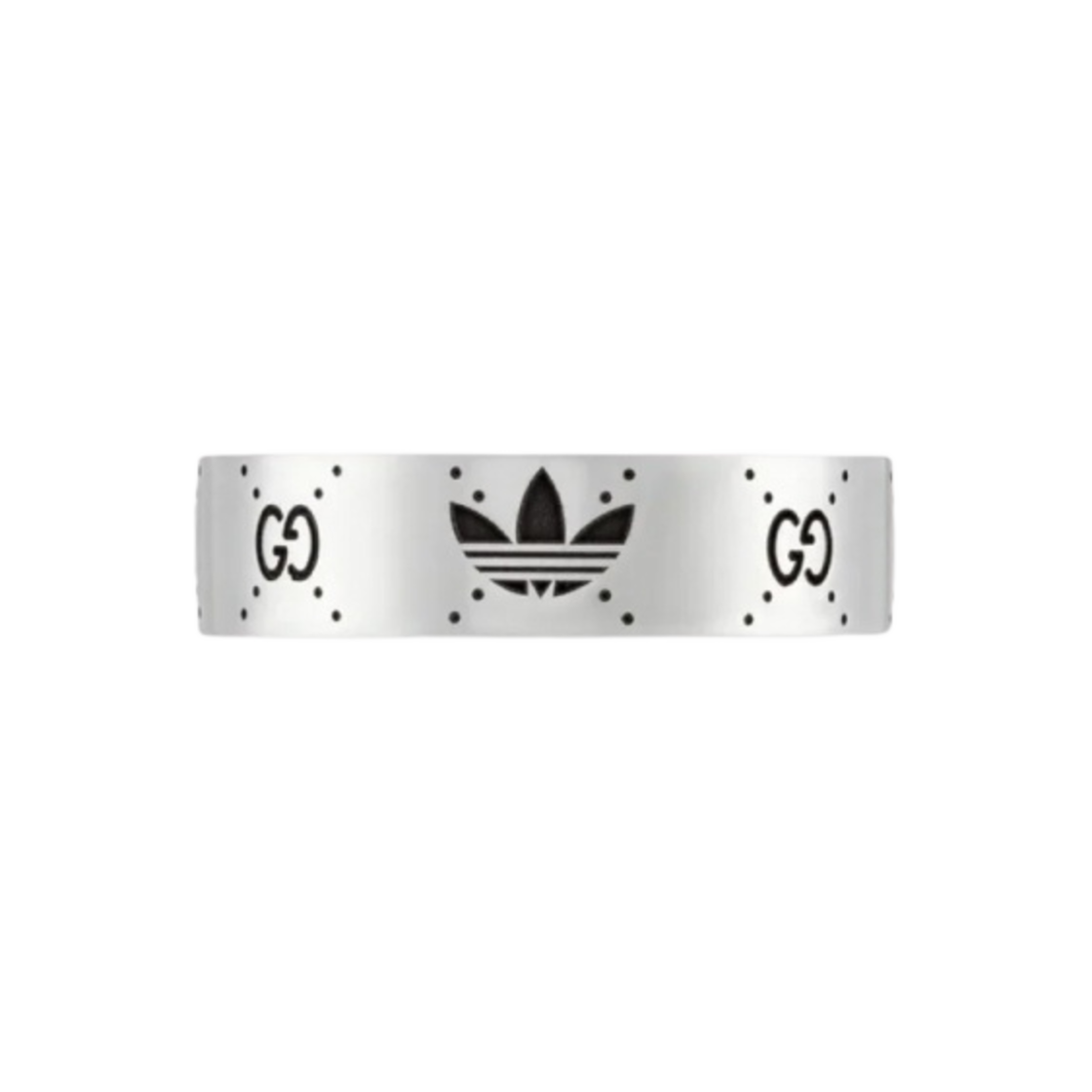구찌 x 아디다스 인터로킹 G 링 실버(Gucci x Adidas Interlocking G Ring Silver)