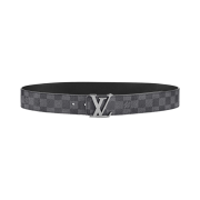 Louis Vuitton LV Initiales 40mm Reversible Belt Damier Graphite