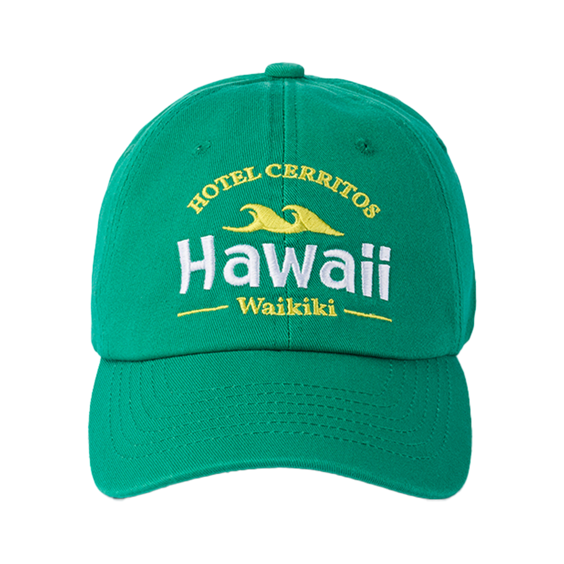 Hawaii BigWave Ball Cap_gr Hotel Cerritos Hawaii BigWave Ball Cap Green