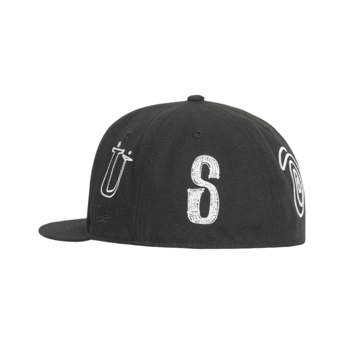 스투시 랜섬 자수 뉴에라 59피프티 캡 블랙(Stussy Ransom Embroidered New Era 59fifty Cap Black) - 3