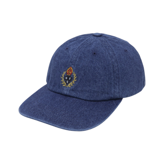 - Heritage Floss Crest Twill Washed Cap Indigo
