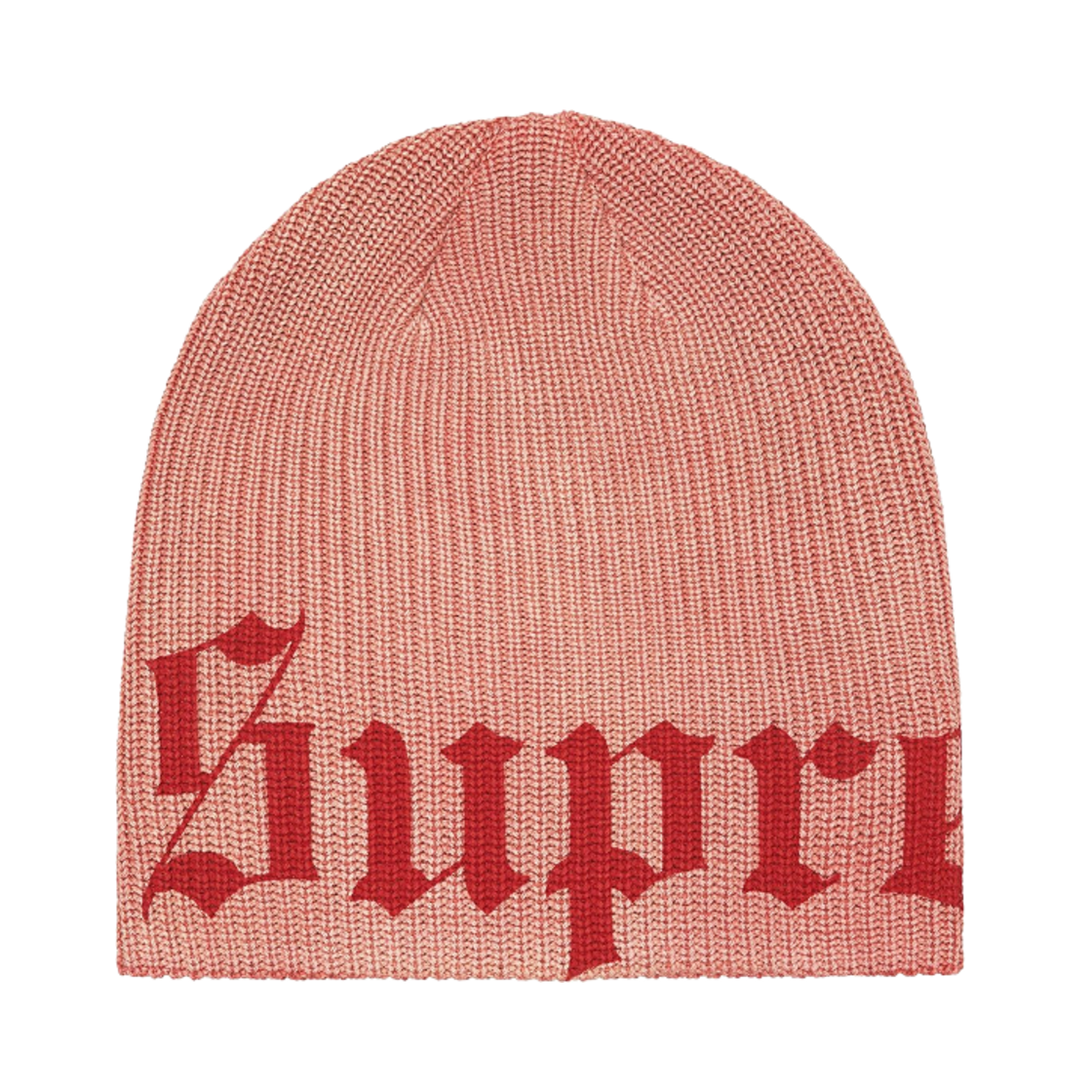 슈프림 올드 잉글리쉬 프린티드 비니 페일 레드 - 25SS