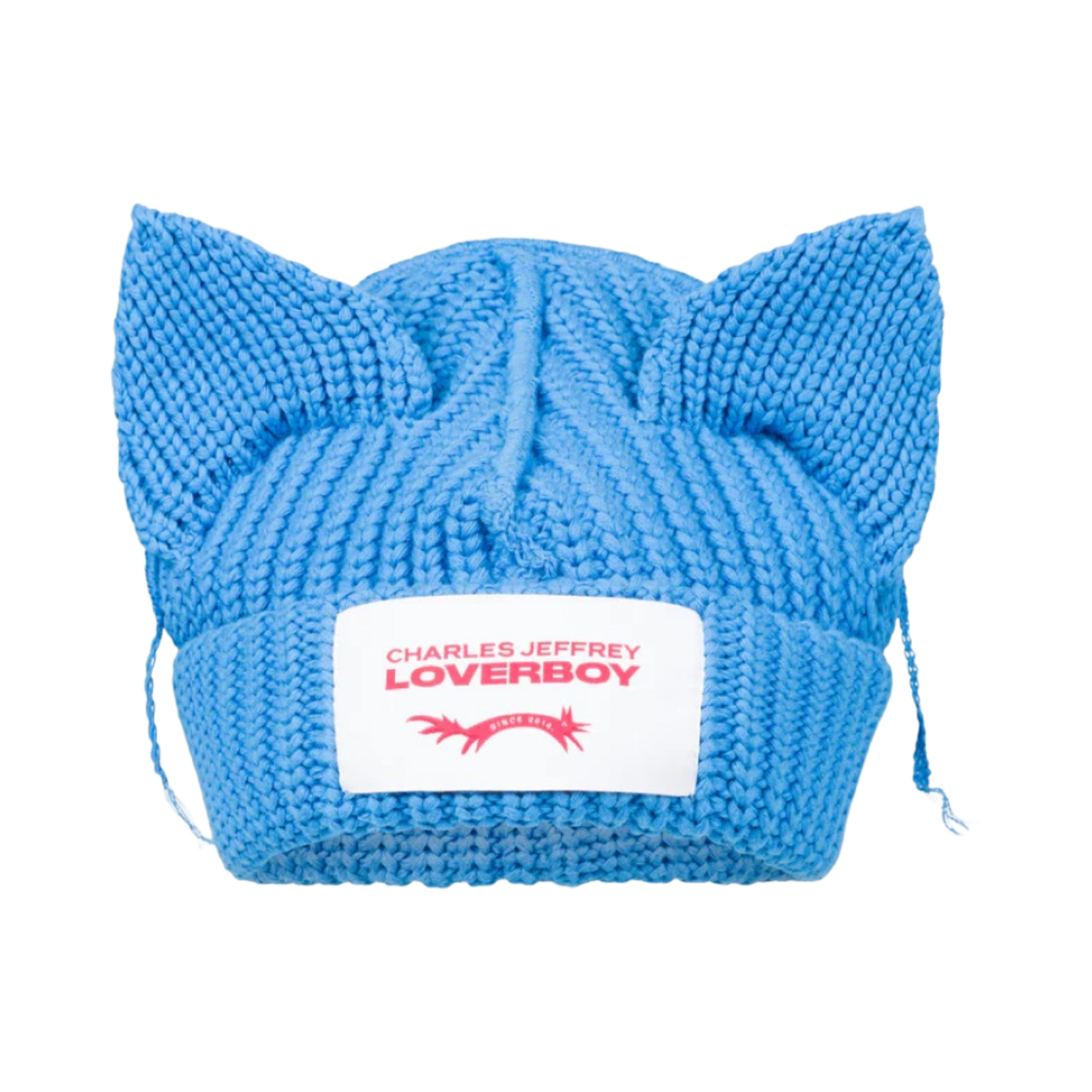 043130401 Charles Jeffrey Loverboy Chunky Ears Beanie Blue