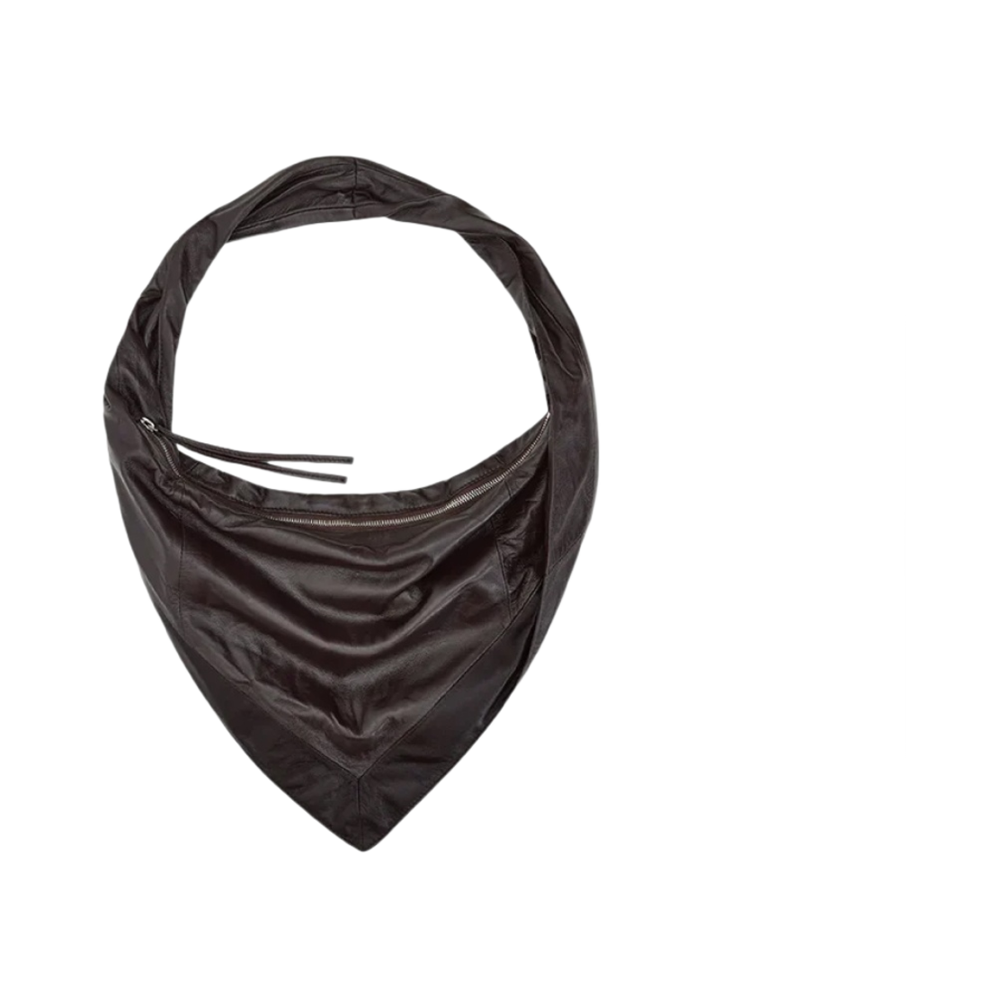 르메르 스몰 스카프 백 샤이니 나파 레더 에스프레소 다크 초콜릿(Lemaire Small Scarf Bag Shiny Nappa Leather Espresso Dark Chocolate) - 2