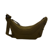 Lemaire Large Soft Game Bag Nylon Canvas Dark Tobacco