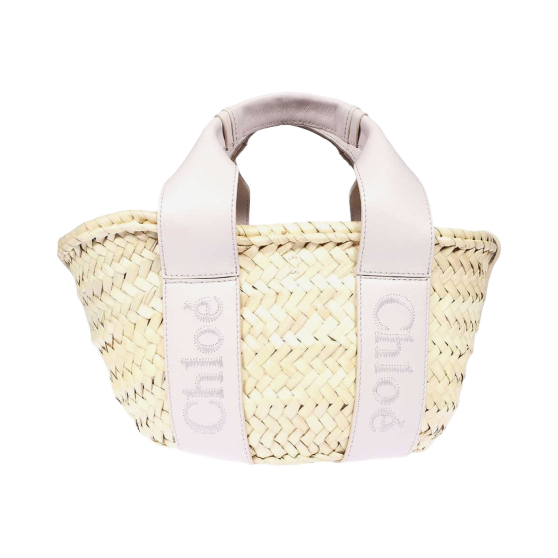 CHC23SS304J66084 Chloe Sense Small Basket Bag Wild Grey