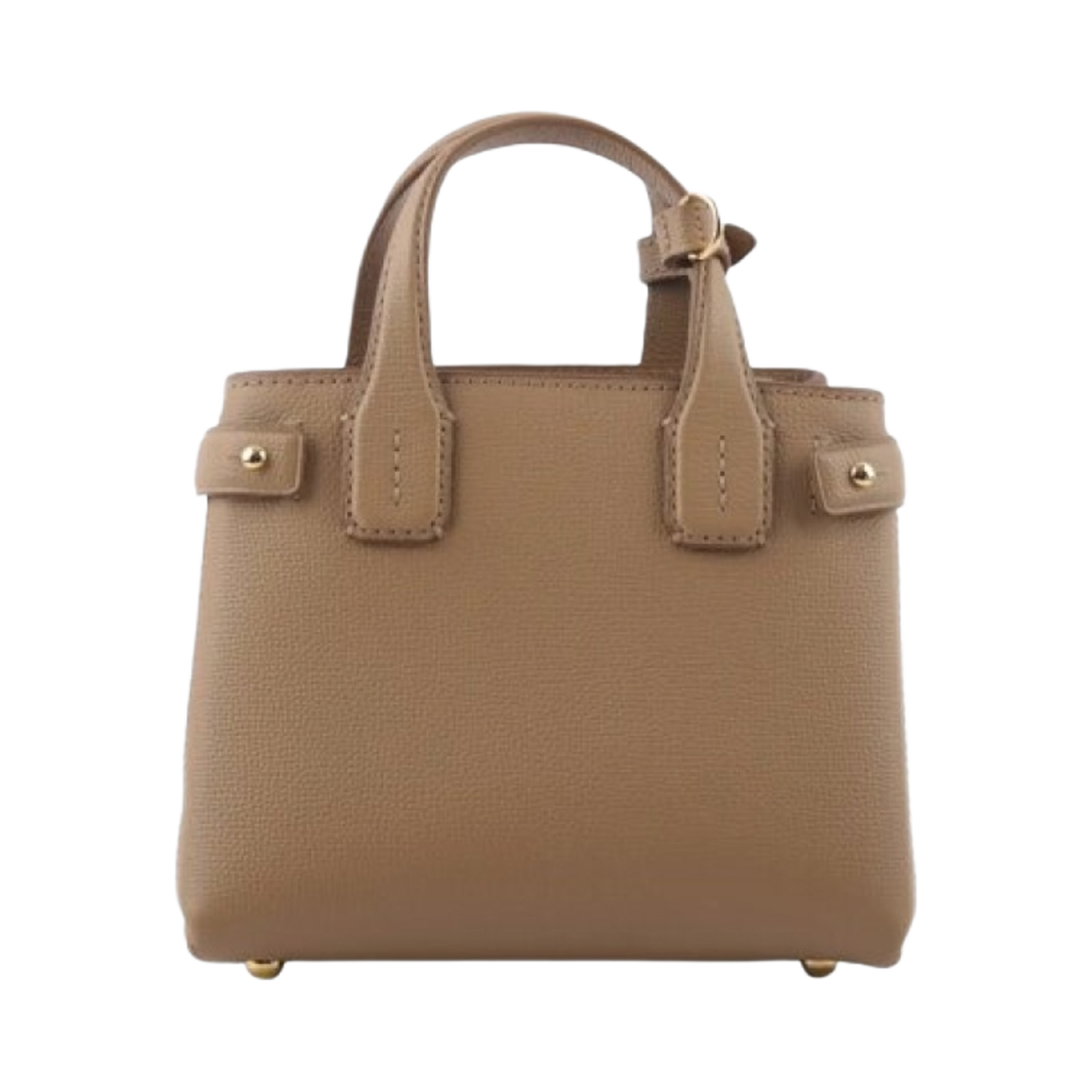 버버리 베이비 배너 하우스 체크 스몰 토트백 카멜(Burberry Baby Banner House Check Small Tote Bag Camel) - 2