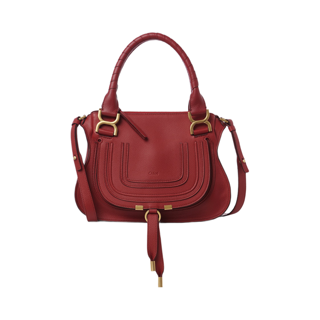 끌로에 마르씨 스몰 더블 캐리 백 레디쉬 핑크(Chloe Marcie Small Double Carry Bag Reddish Pink) - 1