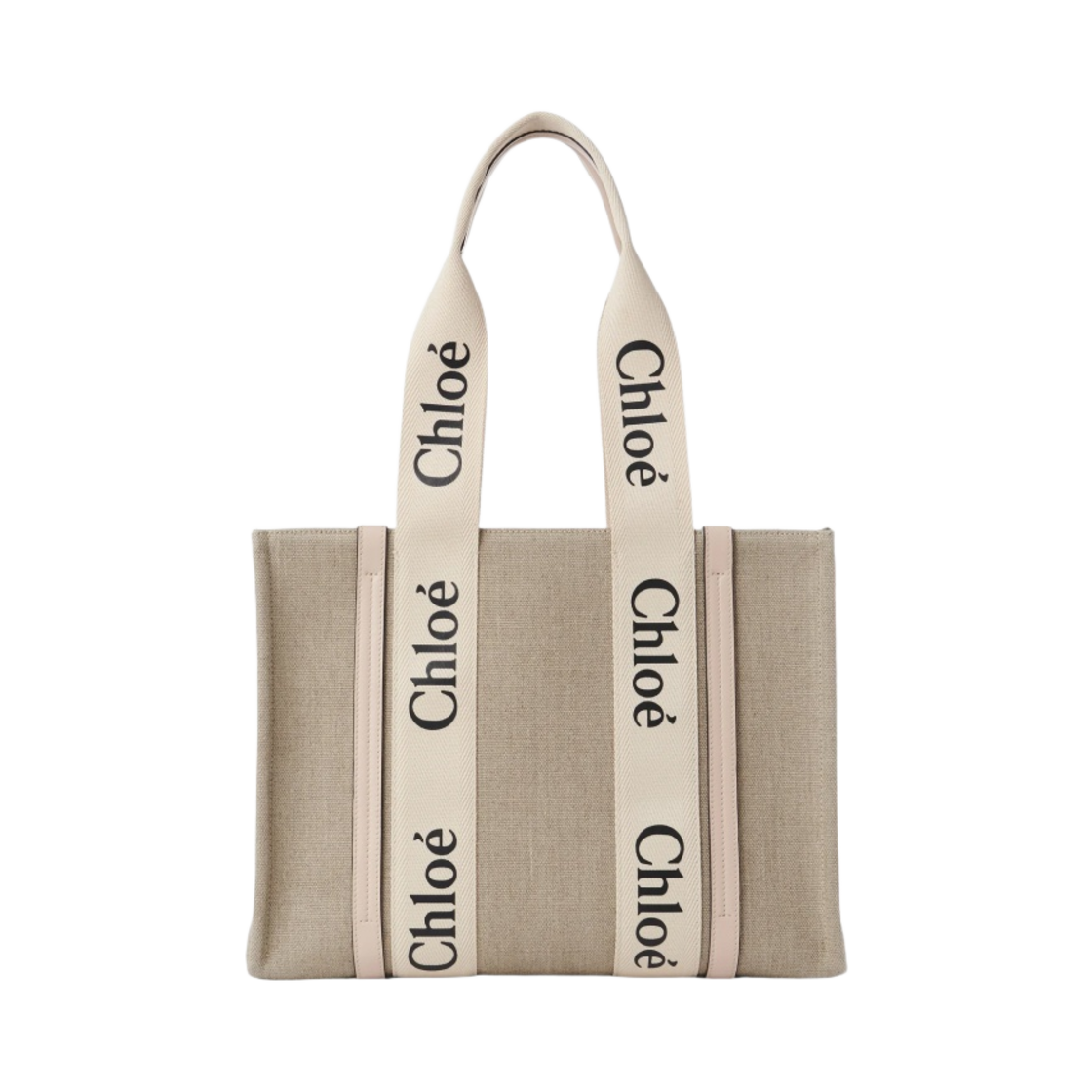 ๋๋ก์ ์ฐ๋ ๋ฏธ๋์ ํ ํธ๋ฐฑ ์๋ฉํธ ํํฌ(Chloe Woody Medium Tote Bag Cement Pink)