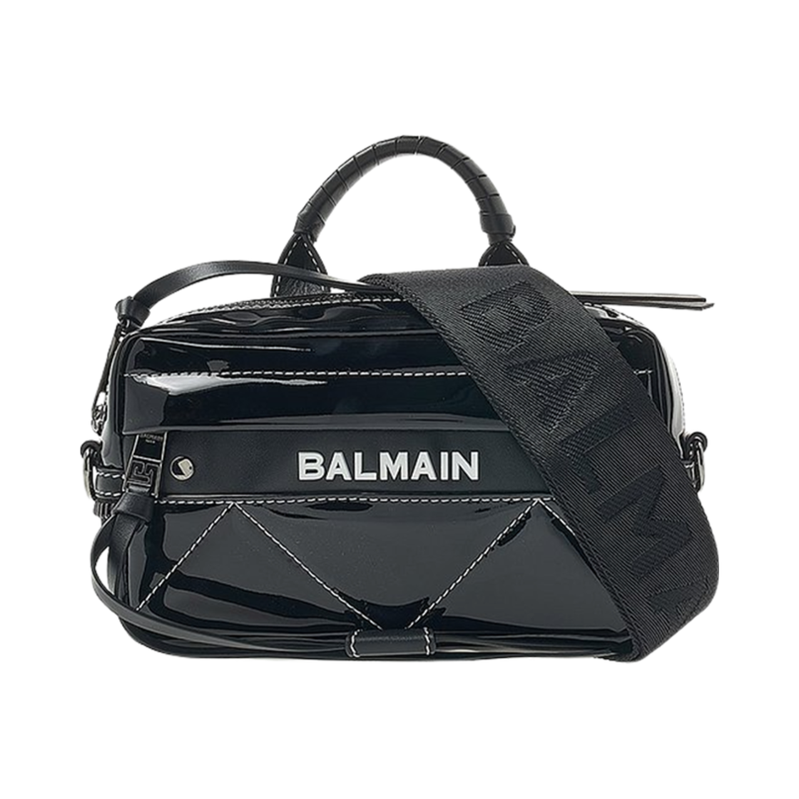 발망 로고 프린트 토트백 블랙(Balmain Logo Print Tote Bag Black)