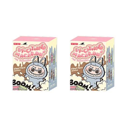 Pop Mart The Monsters Labubu Tasty Macarons Series Sealed Case (Bundle of 2/1 Blind Box)