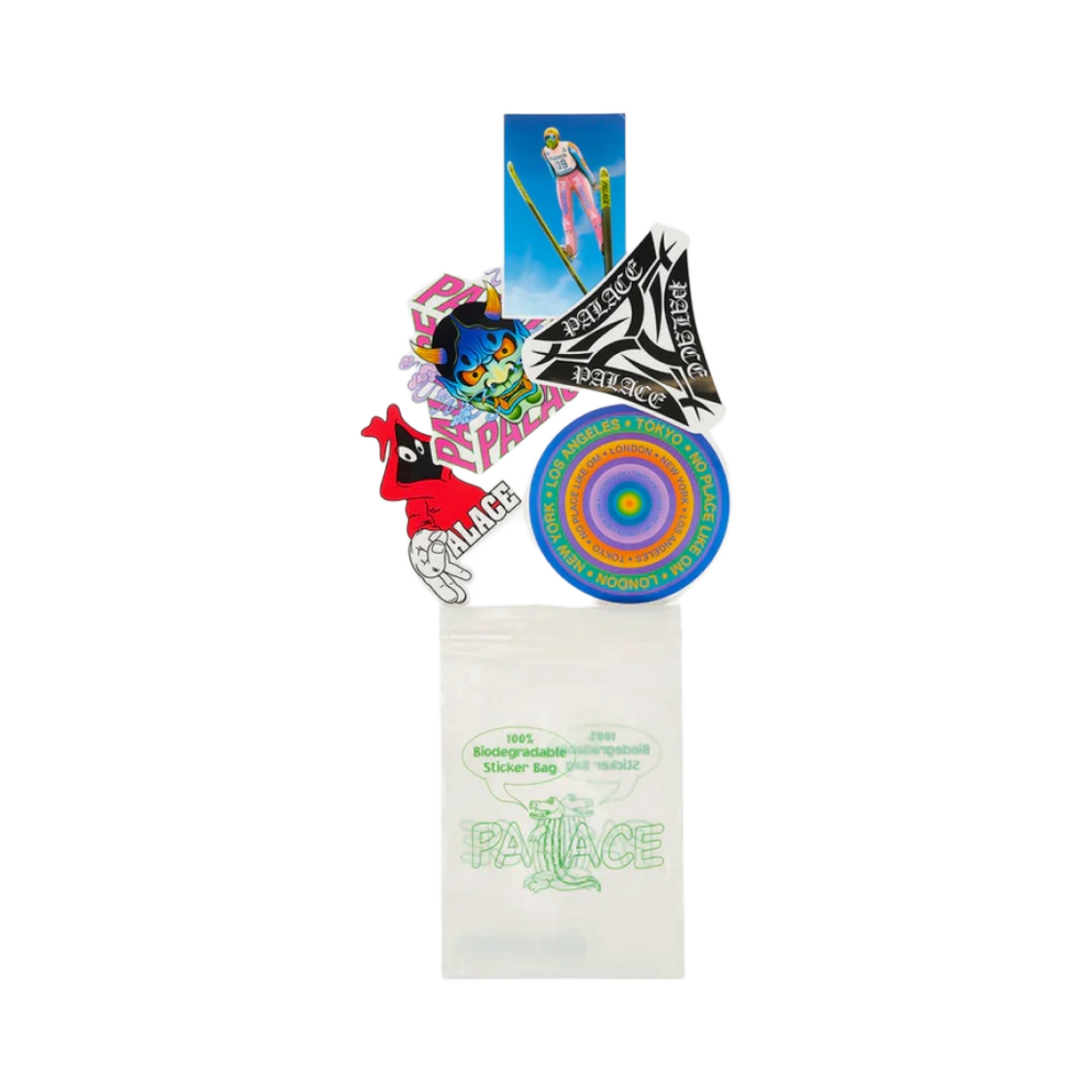 팔라스 홀리데이 스티커팩 멀티 - 23FW(Palace Holiday Sticker Pack Multi - 23FW)