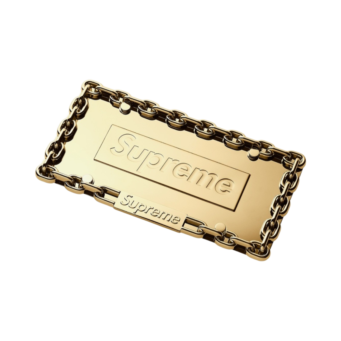 슈프림 체인 라이센스 플레이트 프레임 골드 - 18FW(Supreme Chain License Plate Frame Gold - 18FW) - 2