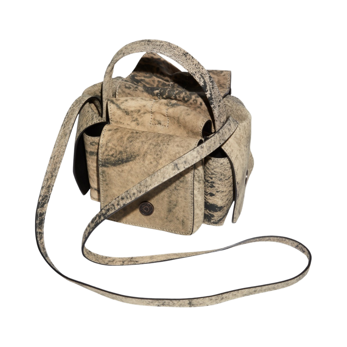 아크네 스튜디오 멀티포켓 미니백 베이지 그린(Acne Studios Multipocket Mini Bag Beige Green) - 2