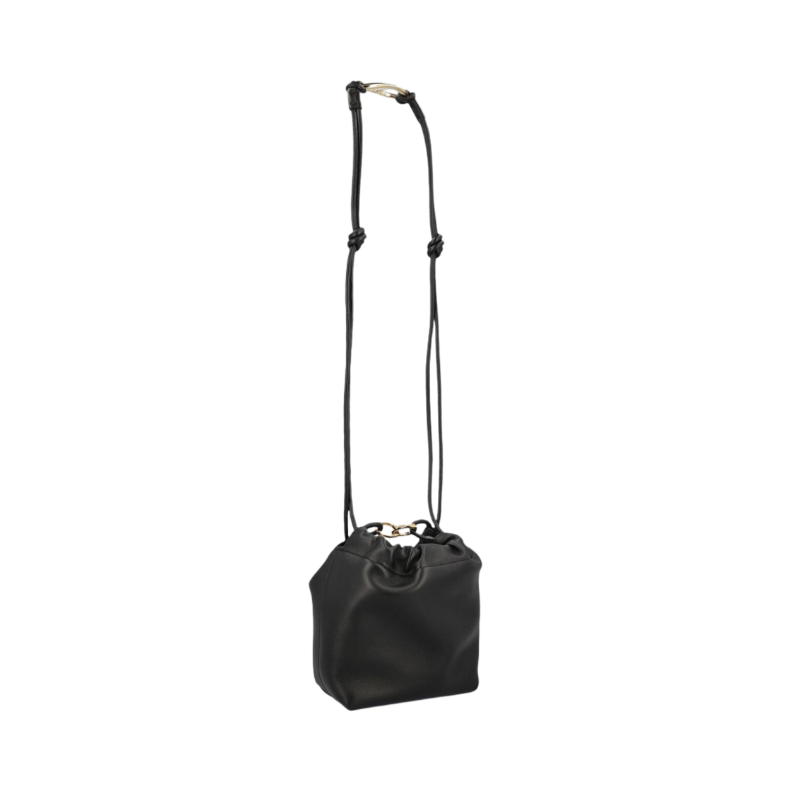발렌티노 브이로고 미니 푸프 버킷백 블랙(Valentino Vlogo Mini Pouf Bucket Bag Black) - 3