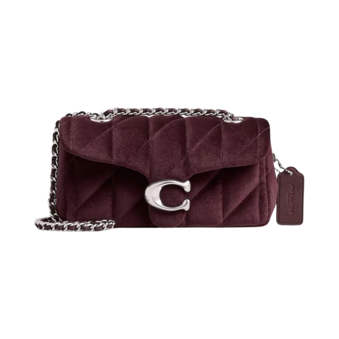 코치 태비 퀼팅 숄더백 20 메를로(Coach Tabby Quilting Shoulder Bag 20 Merlot) - 1
