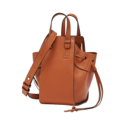 Loewe Mini Hammock Drawstring Bag in Classic Calfskin Tan