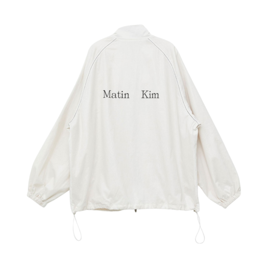 ジャケット・アウター MATIN KIM LOGO COATING JUMPER BEIGE MUSINSA | MATIN KIM MATIN KIM LOGO COATING JUMPER