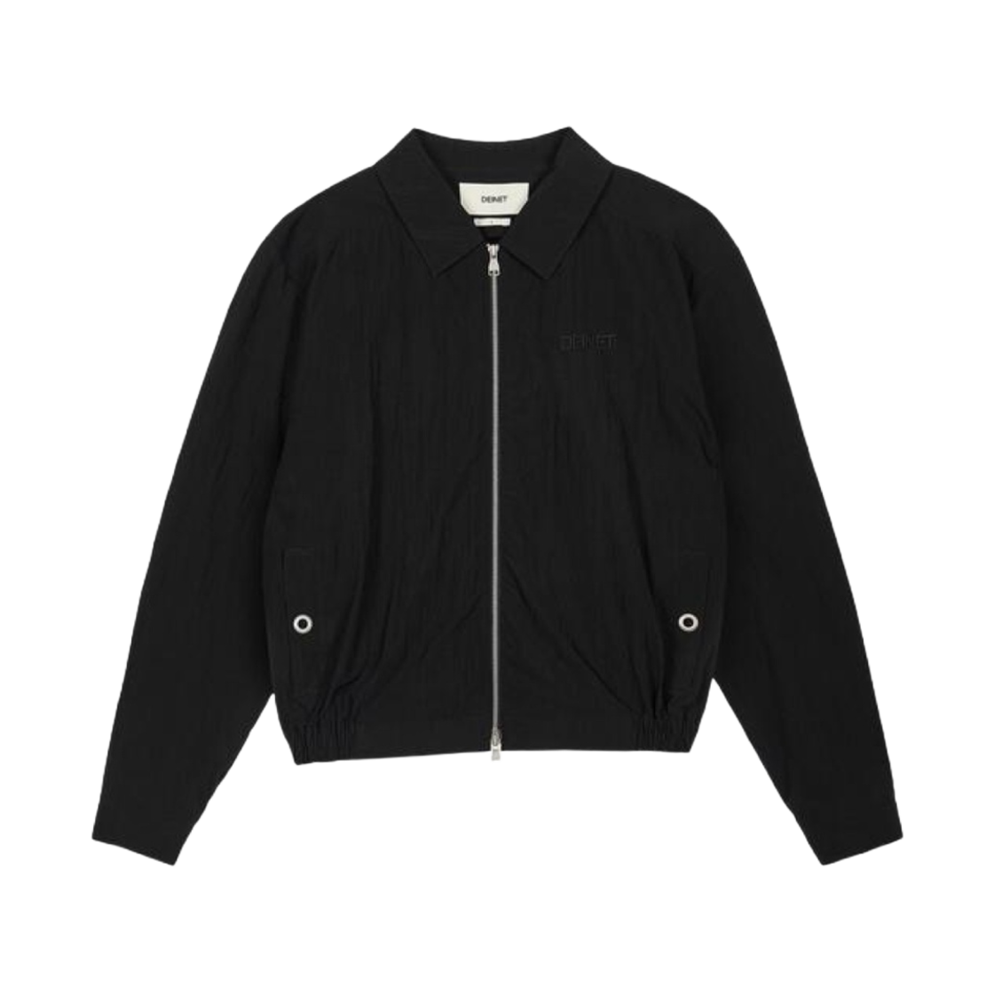 (W) 다이닛 이지 봄버 자켓 블랙((W) Deinet Easy Bomber Jacket in Black)
