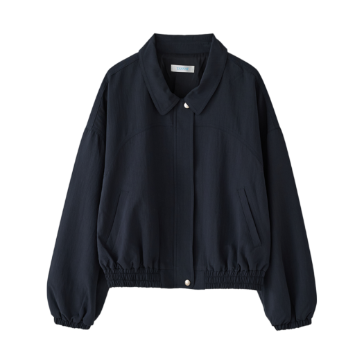TA12361 TANNAT T/T Collar blouson jumper - dark gray