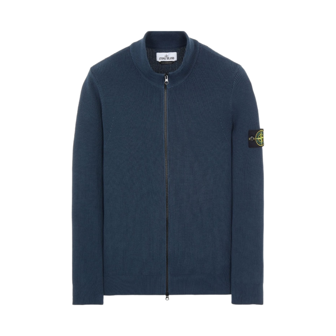 스톤 아일랜드 551D8 풀 집업 스웨터 아비오 블루 - 22SS(Stone Island 551D8 Full Zip Sweater Avio Blue - 22SS) - 1