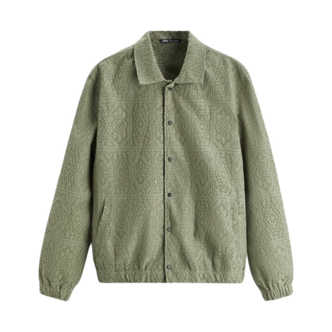 자라 크로셰 텍스쳐드 자켓 씨 그린(Zara Crochet Textured Jacket Sea Green)