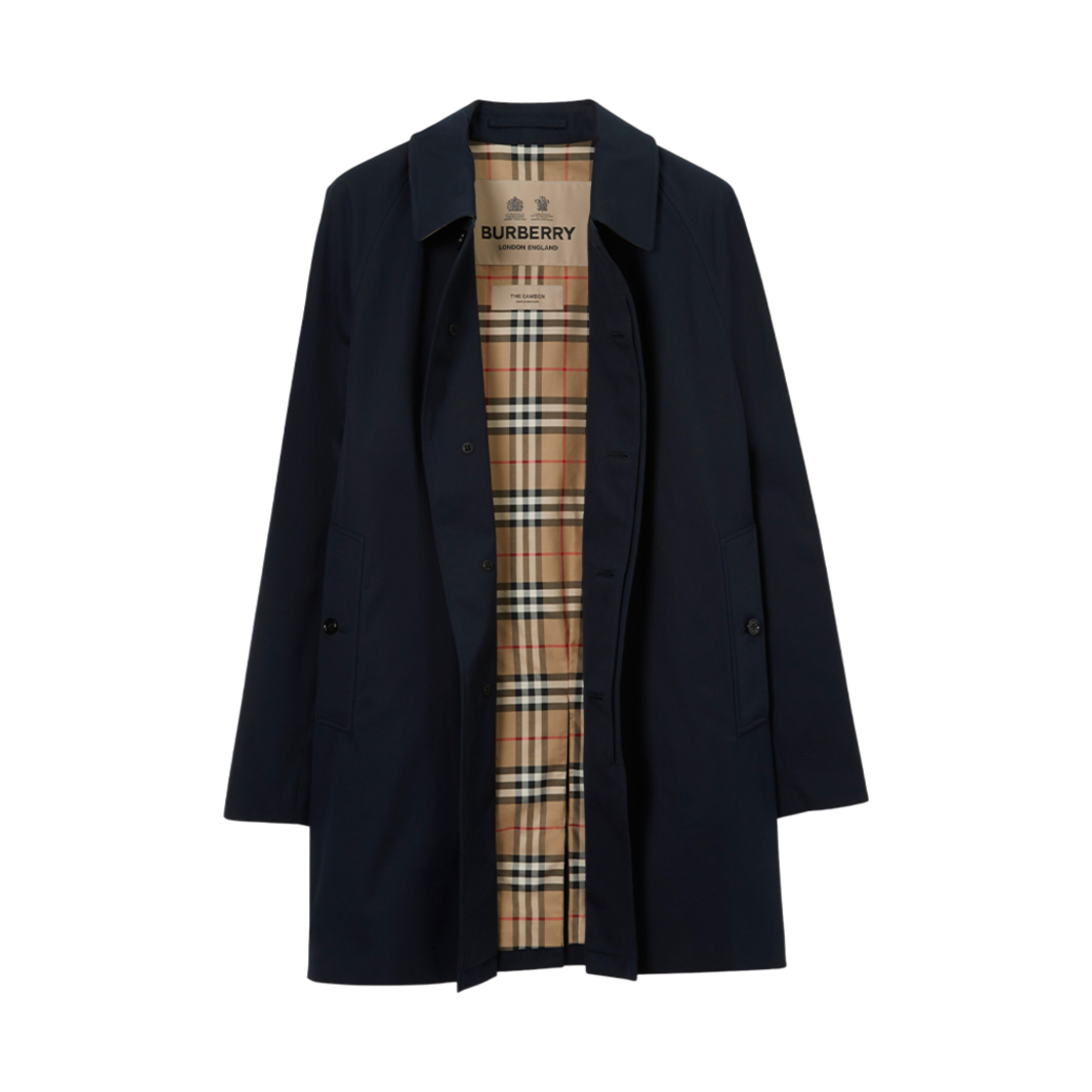 버버리 캠든 헤리티지 카 코트 콜 블루(Burberry Camden Heritage Car Coat Coal Blue) - 2