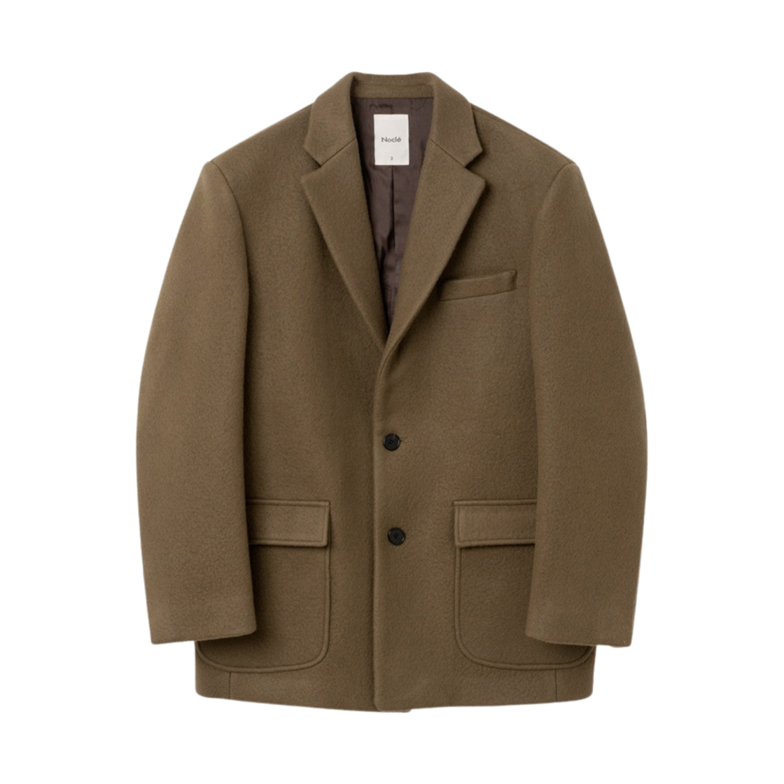 노클 빌 싱글 코트 카키(Nocle Bill Sigle Coat Khaki)