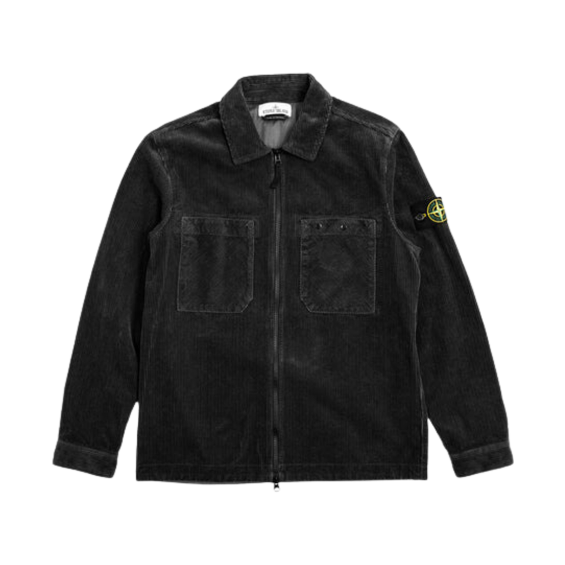 스톤 아일랜드 11604 코듀로이 셔츠 자켓 블랙 - 24FW(Stone Island 11604 Corduroy Shirt Jacket Black - 24FW)