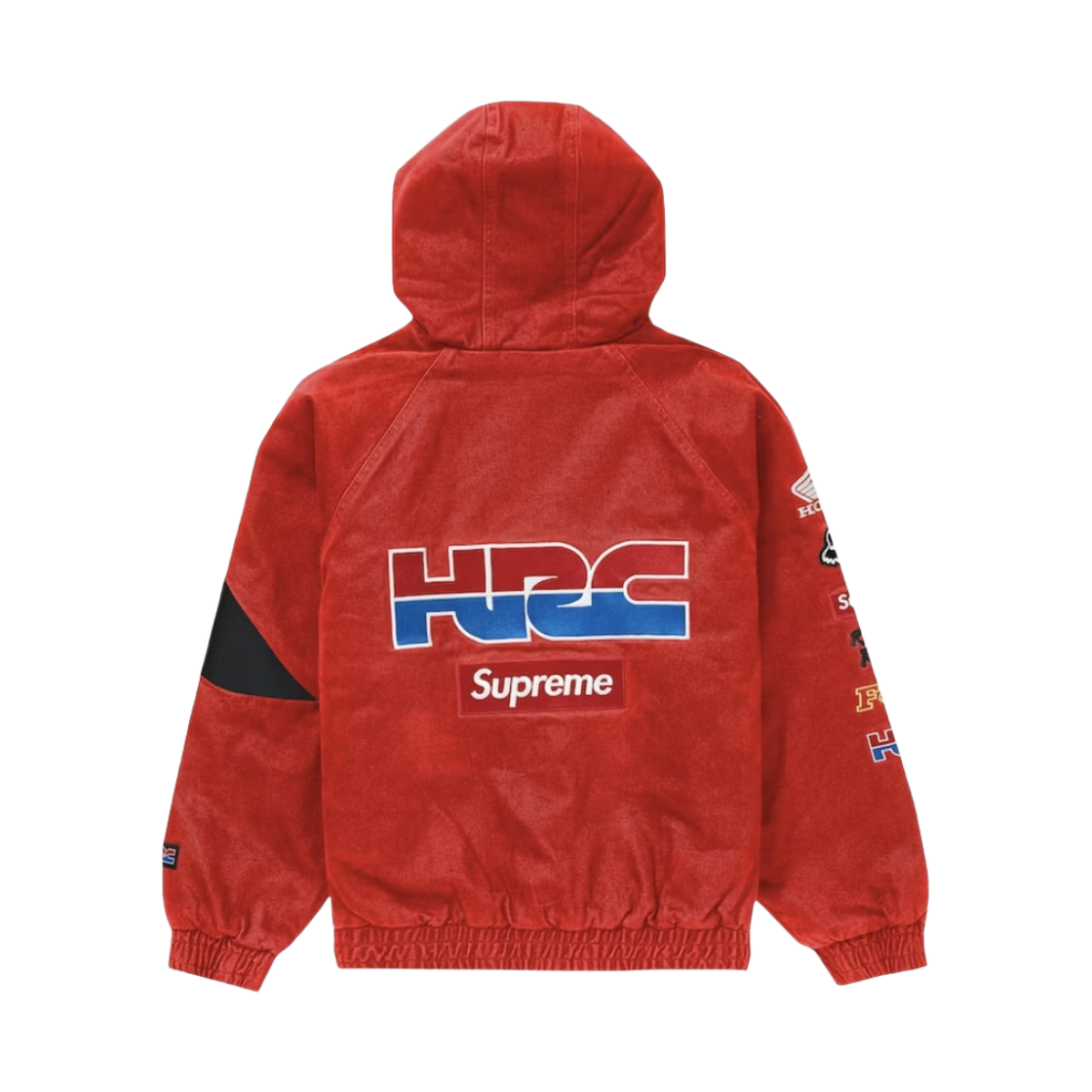 슈프림 x 혼다 x 폭스 레이싱 퍼피 집업 자켓 레드 - 19FW(Supreme x Honda x Fox Racing Puffy Zip Up Jacket Red - 19FW) - 2