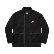 Supreme x Nike Double Zip Quilted Work Jacket Black - 18FW