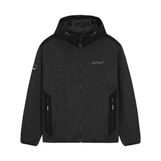 수프라 후드 플리스 자켓 그레이