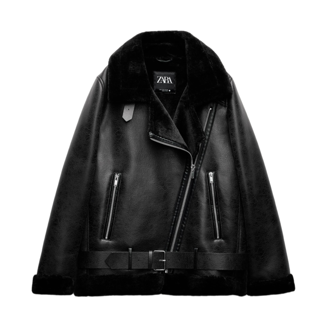 ZARA ZW COLLECTION ダブルフェイスライダースジャケット 新品未使用♡ZARA ダブルフェイスジャケット ZW COLLECTION