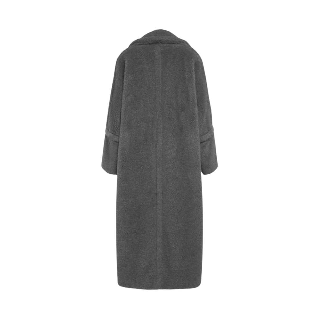 (W) 막스마라 카디악 테디 롱 코트 그레이((W) Max Mara Kadiak Teddy Long Coat Grey) - 2