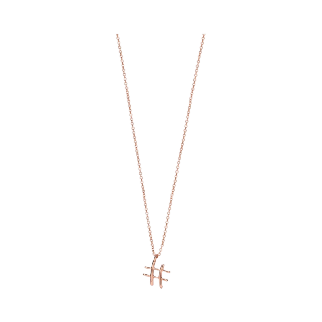 티파니 앤 코 팔로마 그래피티 스몰 해시태그 펜던트 로즈 골드(Tiffany & Co. Paloma's Graffiti Small Hashtag Pendant Rose Gold)