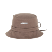 Jacquemus Le Bob Gadjo Knotted Bucket Hat Brown