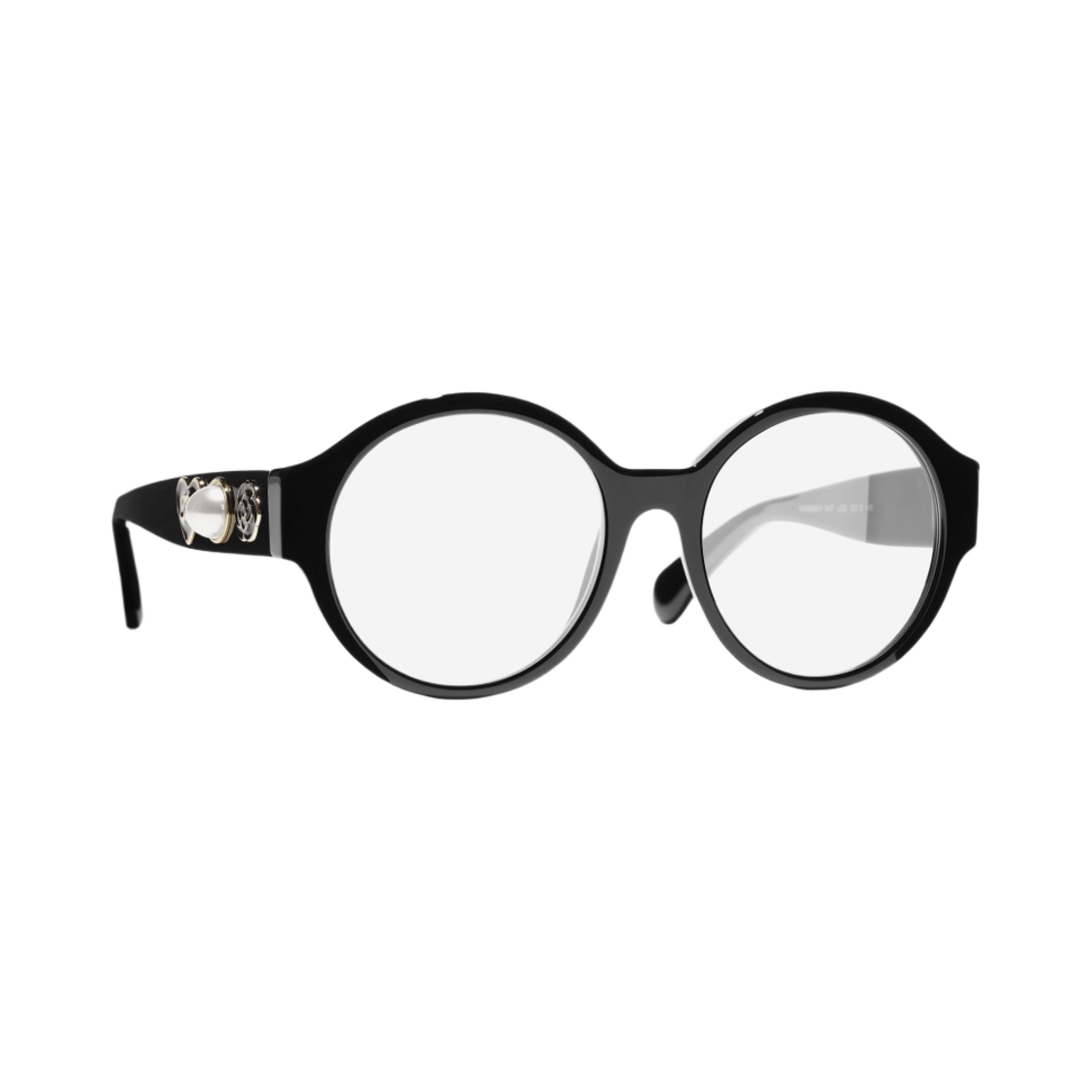 샤넬 프레임 아세테이트 & 블랙(Chanel Round Eyeglasses Acetate & Black) - 2