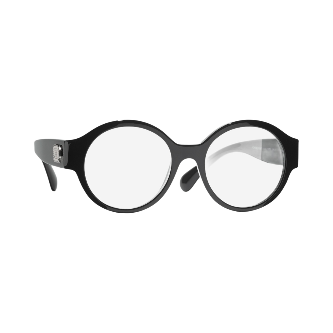 샤넬 프레임 아세테이트 & 블랙(Chanel Round Eyeglasses Acetate & Black) - 2