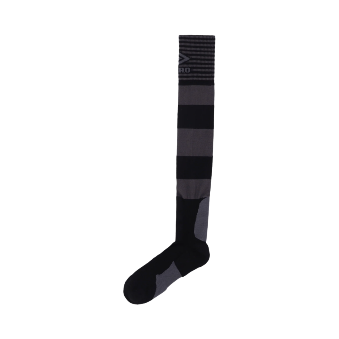 엄브로 x 슬램잼 하드 타임즈 삭스 블랙 그레이(Umbro x Slam Jam Hard Times Socks Black Grey)