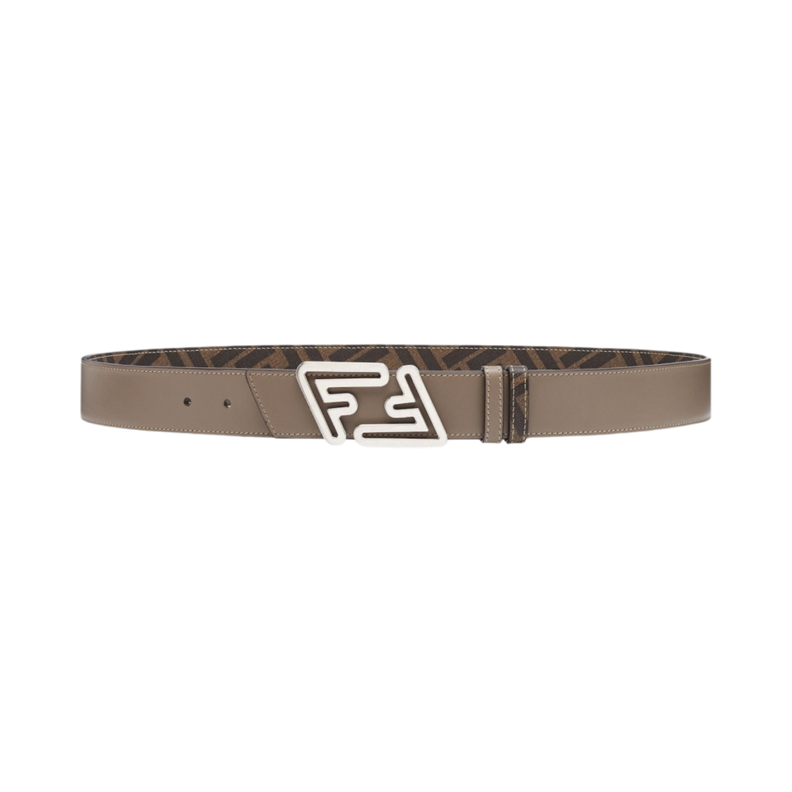 펜디 패스터 리버시블 레더 벨트 베이지(Fendi Faster Reversible Leather Belt Beige) - 2