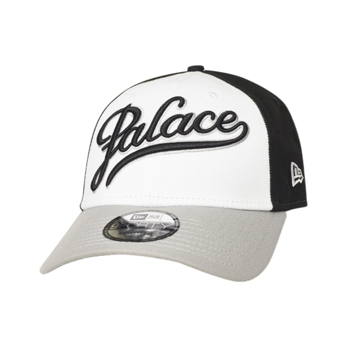 - Palace New Era 9Forty White Grey - 24SS