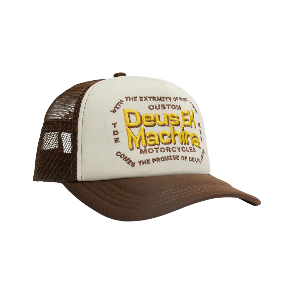 DMF237007 Deus Ex Machina Extremity Trucker Brown Combo